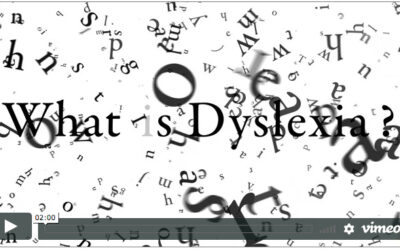 La dyslexie en animation typographique