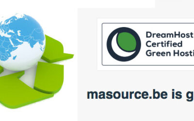 Le site masource.be est 100% vert, explication ici.